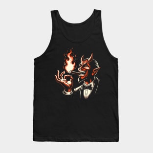 Smoking Devil Tank Top